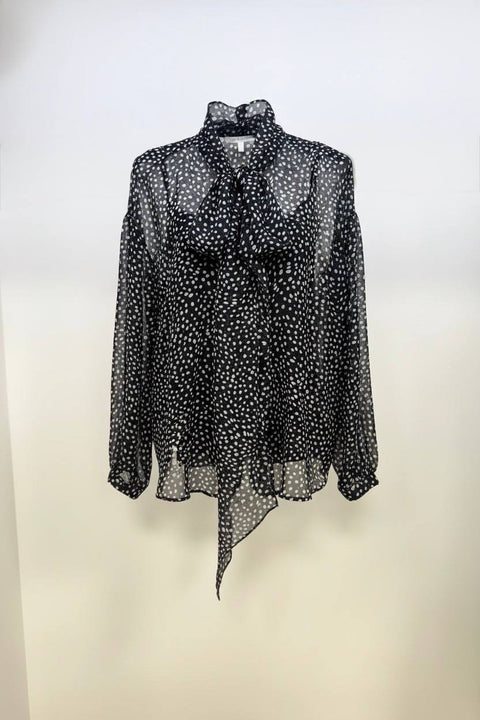 MAX MARA STUDIO ETERE CAMICIA FIOCCO FANTASIA