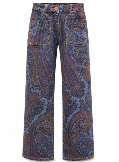 ETRO JEANS VITA ALTA STAMPA