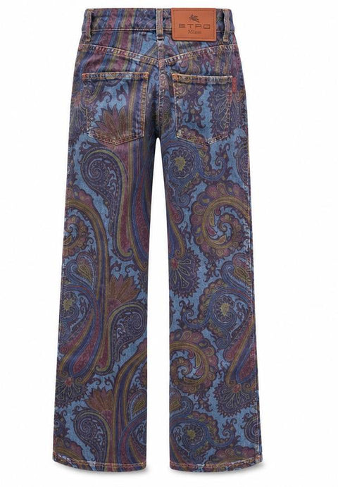 ETRO JEANS VITA ALTA STAMPA
