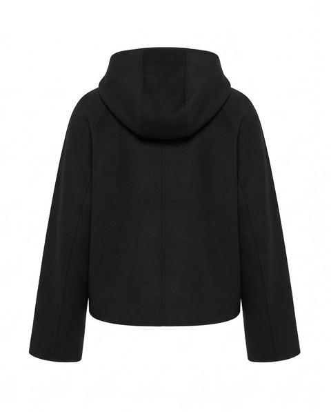 MAX MARA STUDIO RADENTE GIACCONE CON CAPPUCCIO LANA E CASHMERE