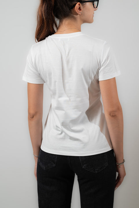 DONDUP T-SHIRT JERSEY LOGO RICAMO