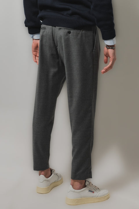 DONDUP BEN PANTALONE FLANELLA OVER FIT