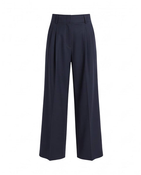 MAX MARA STUDIO SERIO PANTALONE PALAZZO TELA DI LANA