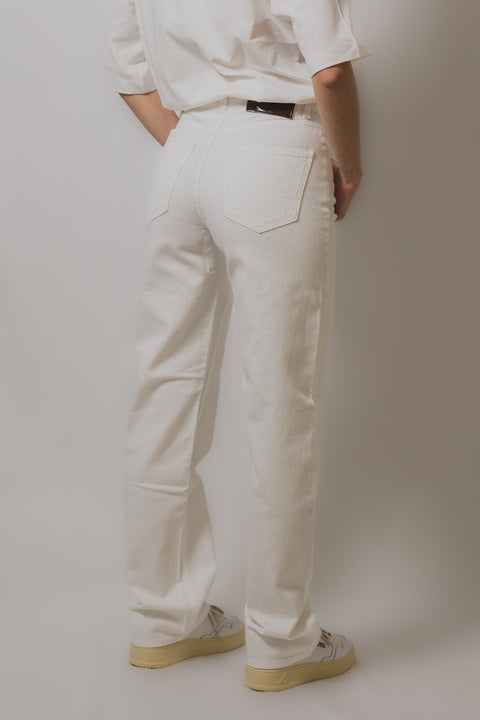 MVP WARDROBE JEANS VESTIBILITA  VITA ALTA GAMBA DRITTA REALIZZATO NEL TESSUTO BULL