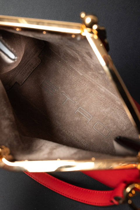 ETRO ICONICA BORSA VELA PICCOLA REALIZZATA IN PELLE