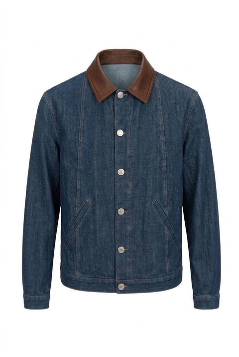 BRUNELLO CUCINELLI GIUBBOTTO IN DENIM