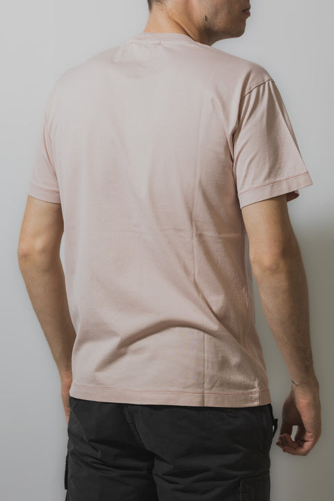 STONE ISLAND T-SHIRT SLIM FIT JERSEY CON PATCH LOGO SUL PETTO