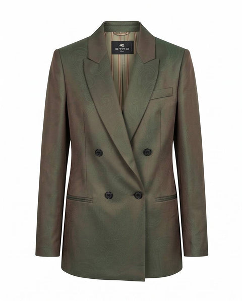 ETRO GIACCA OVER DOPPIOPETTO LANA SOLARO