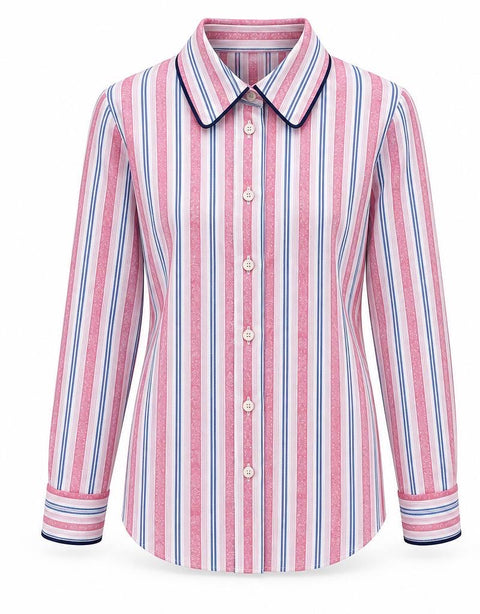 ETRO CAMICIA BACCHETTATA POPELINE
