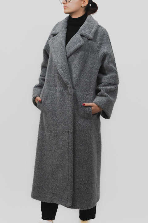 HERNO PELLICCIA TEDDY LUNGA ECO