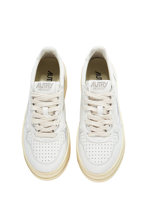 AUTRY SNEAKER SUPER PLATFORM PELLE LOGO
