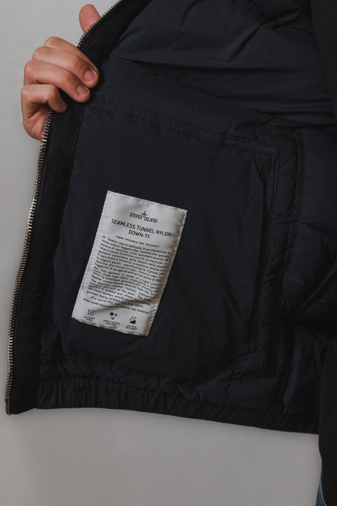 STONE ISLAND PARKA CORTO SEAMLES INTERNO PIUMA