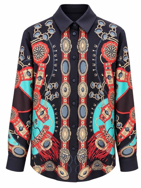 ETRO CAMICIA SETA FANTASIA