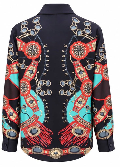 ETRO CAMICIA SETA FANTASIA