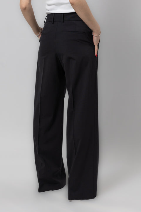 MSGM PANTALONE LANA OVER GAMBA DRITTA