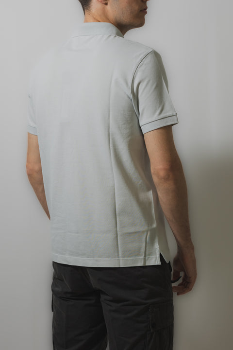 STONE ISLAND POLO PIQUET STRETCH SLIM FIT PATCH LOGO