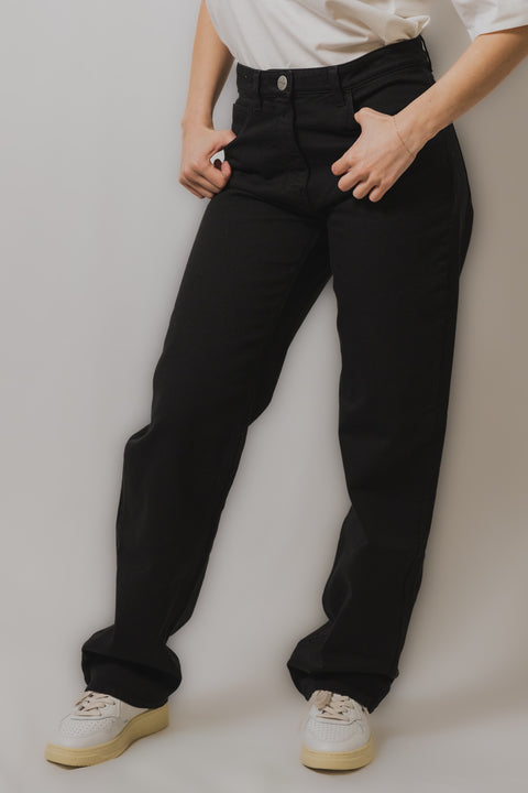 MVP WARDROBE JEANS VESTIBILITA  VITA ALTA GAMBA DRITTA REALIZZATO NEL TESSUTO BULL