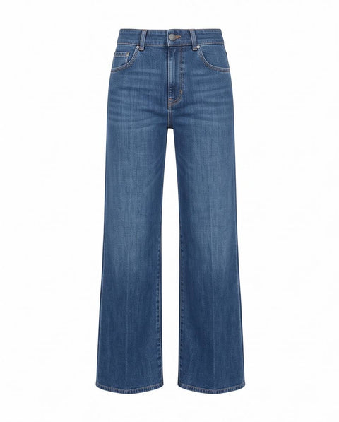 DONDUP AMBER DENIM PALAZZO VITA ALTA