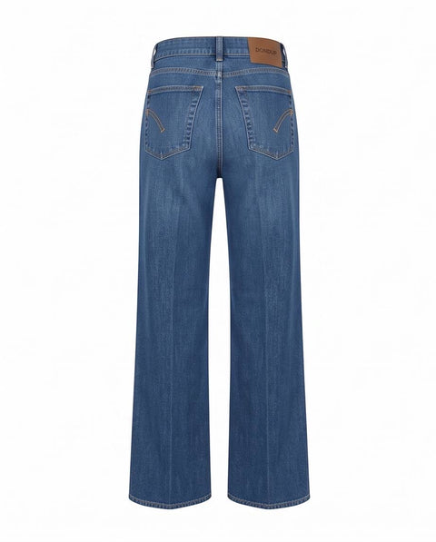 DONDUP AMBER DENIM PALAZZO VITA ALTA