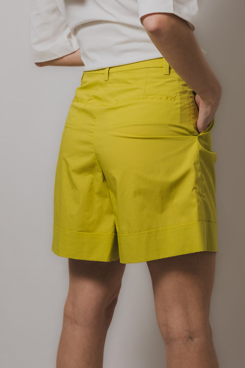 MVP WARDROBE SHORTS GAMBA DRITTA VESTIBILITA  VITA ALTA REALIZZATO NEL TESSUTO COTONE