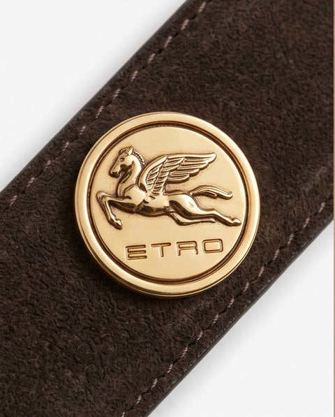 ETRO CINTURA SUEDE
