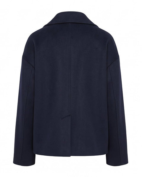 MAX MARA STUDIO ACERI GIACCONE LANA SETA E CASHMERE