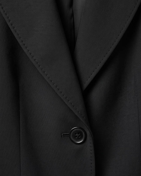 MAX MARA STUDIO ASSENZI GIACCA MONOPETTO TELA DI LANA