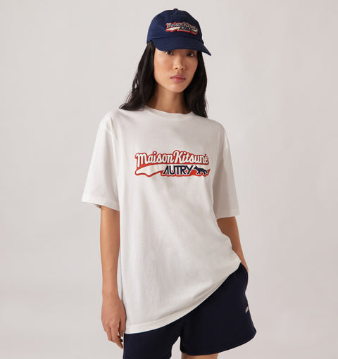 T-SHIRT LOGO AUTRY 'MAISON KITSUNÉ' UNISEX