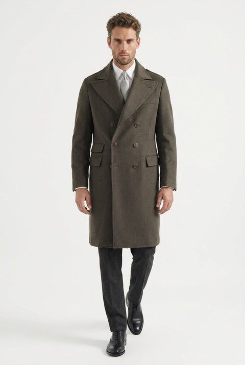 BRUNELLO CUCINELLI CAPPOTTO DOPPIOPETTO BOTTONI METALLO