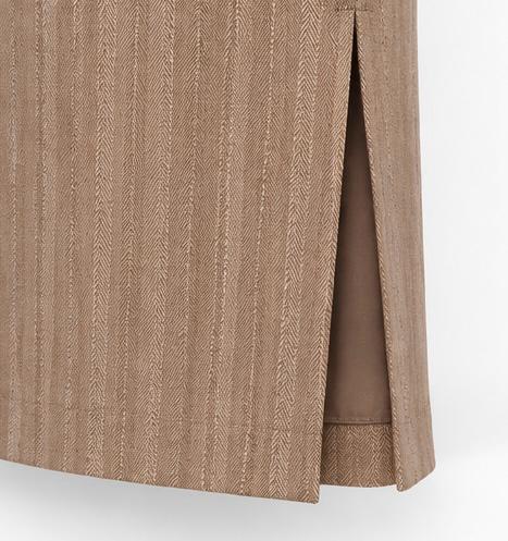 ETRO GONNA VITA ALTA CON SPACCHI LATERALI LANA