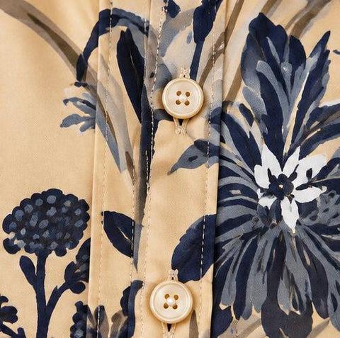 ETRO CAMICIA STAMPA GIRAFFA COTONE E SETA