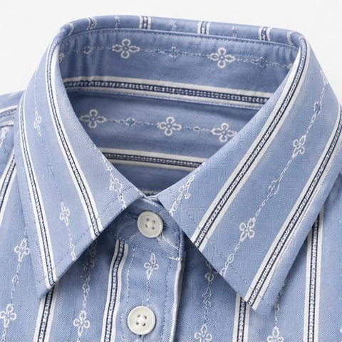 ETRO CAMICIA BACCHETTATA FLOREALE OXFORD