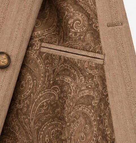 ETRO GIACCA DOPPIOPETTO LANA GESSATO