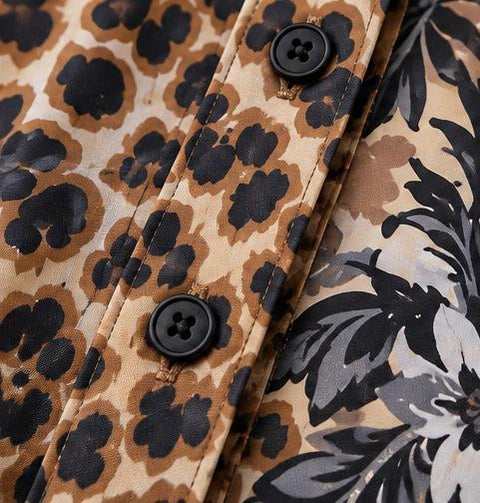 ETRO CAMICIA SETA STAMPA ANIMALIER