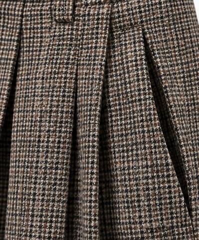 ETRO PANTALONE LANA PIED DE POULE