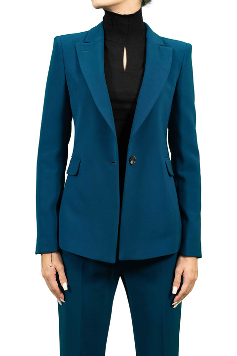 BCBGMAXAZRIA TECHNO STRETCH JACKET WITH 2 SLITS