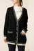 MSGM COLLEGE CARDIGAN WOOL CASHMERE OVER