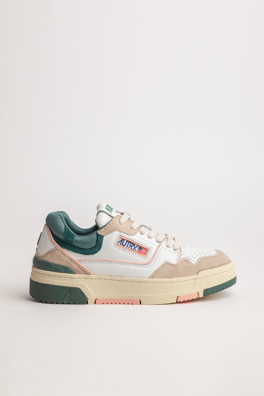 AUTRY SNEAKER PELLE BICOLOR INSERTO TECNO