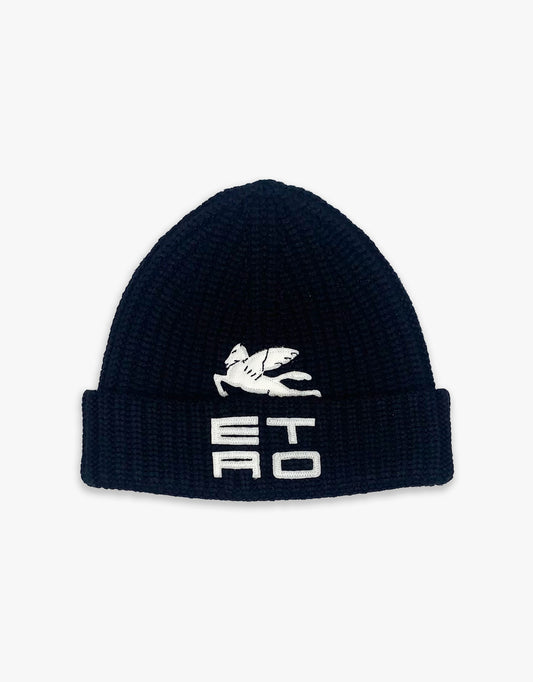 ETRO ZUCCOTTO LANA LOGO PEGASO