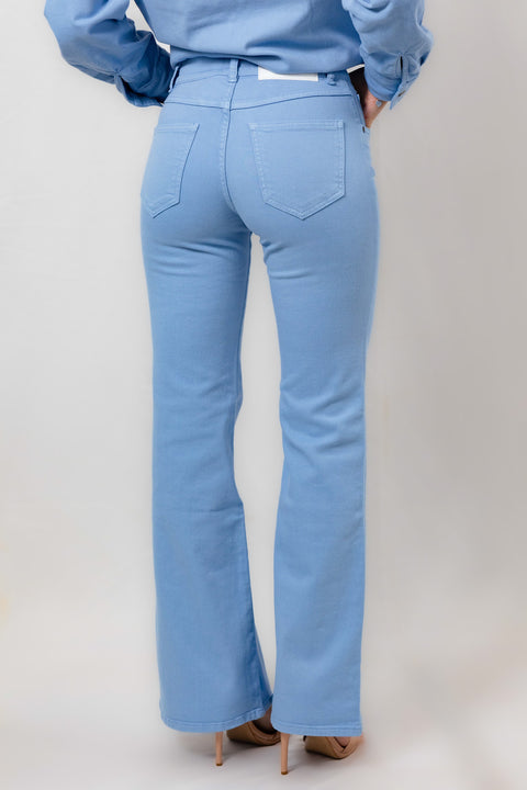 PAROSH JEANS FLAIRE BULL DENIM STRETCH