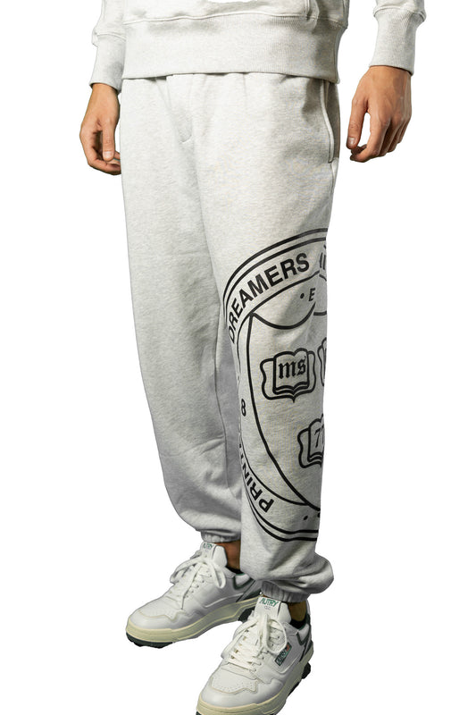 MSGM PANTALONE JOGGING FELPA LOGO