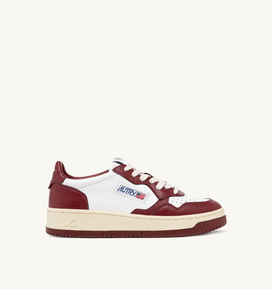 AUTRY SNEAKER PELLE BICOLORE TAB LOGO