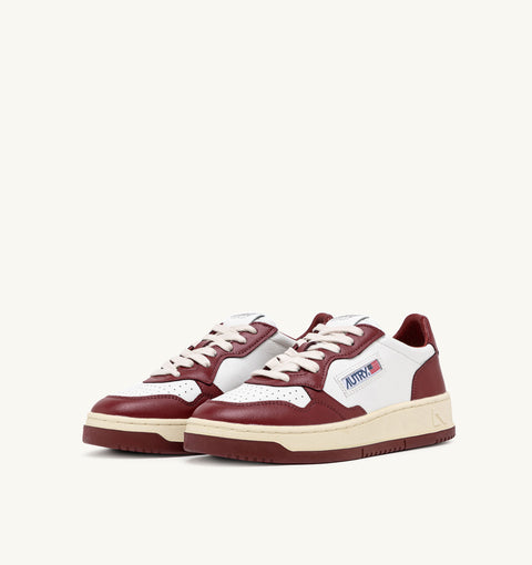 AUTRY SNEAKER PELLE BICOLORE TAB LOGO