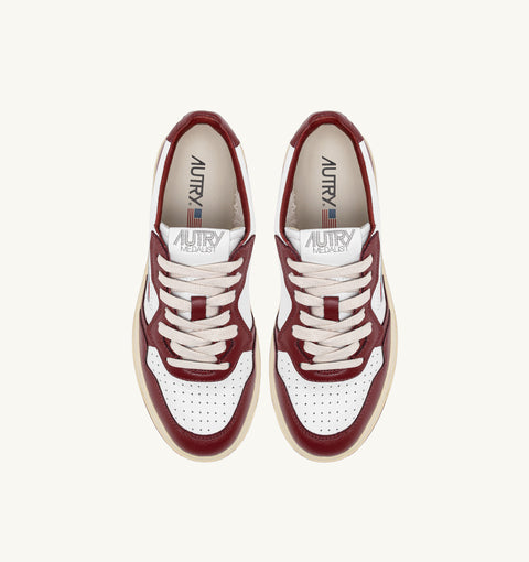 AUTRY SNEAKER PELLE BICOLORE TAB LOGO