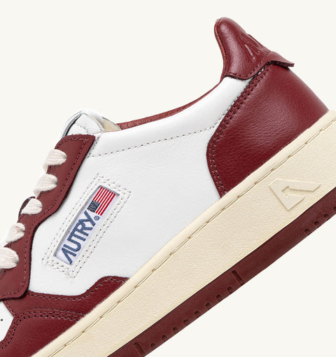 AUTRY SNEAKER PELLE BICOLORE TAB LOGO