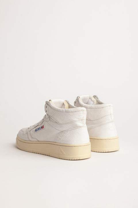AUTRY SNEAKER PELLE FONDO BIANCO TAB LOGO