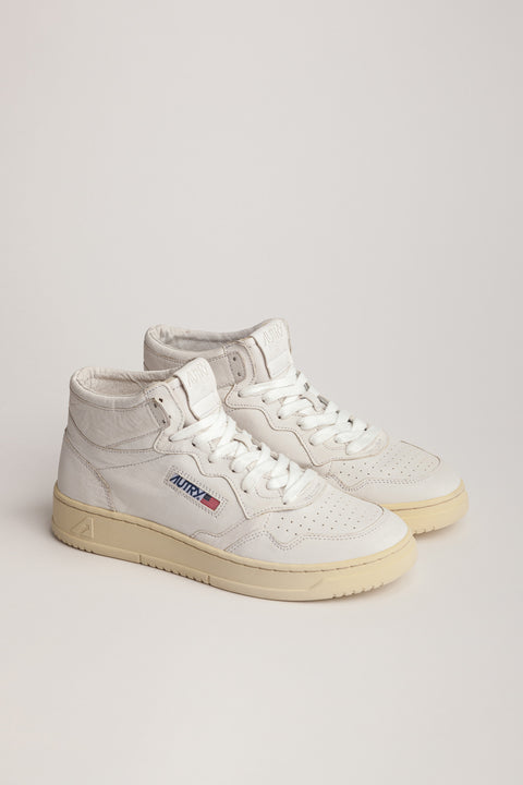 AUTRY SNEAKER PELLE FONDO BIANCO TAB LOGO
