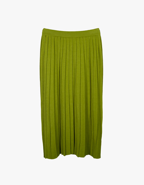 AKEP LONG PLEATED COTTON SKIRT