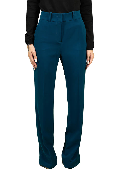 BCBGMAXAZRIA PANTALONE TECNO STRETCH PALAZZO
