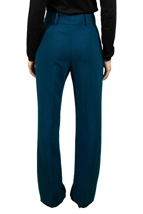 BCBGMAXAZRIA PANTALONE TECNO STRETCH PALAZZO